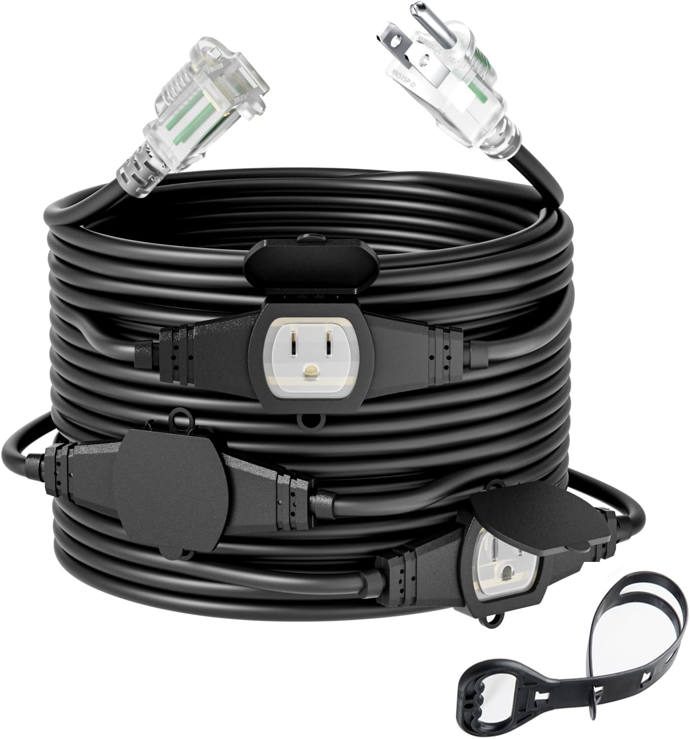 25FT Power Extension Cord With plug every 6ft