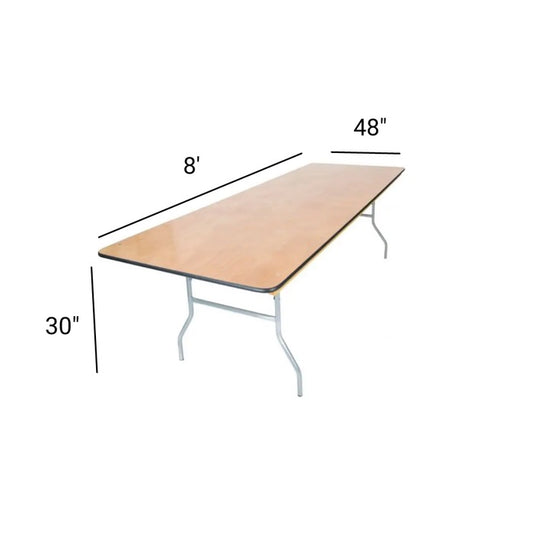 8’x4’ Rectangular Banquet Table