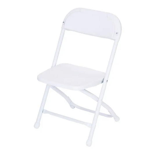 Children's Poly / Plastic Folding Chair White