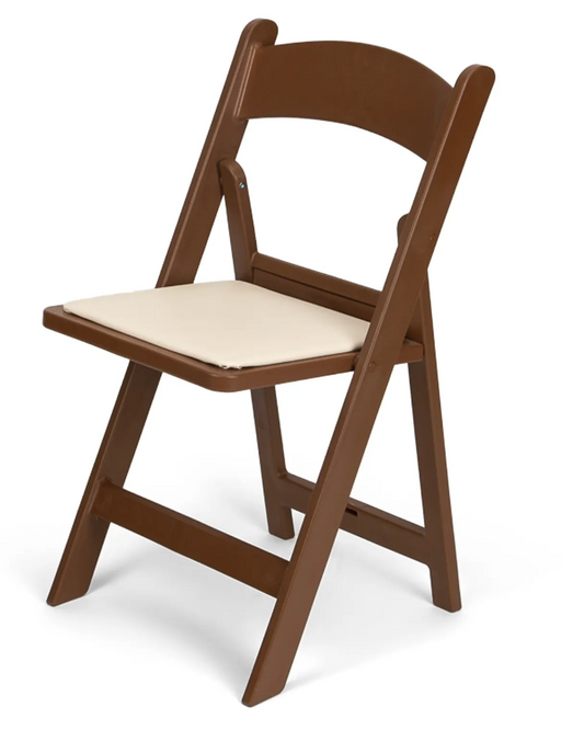Adult Brown Garden Folding Chair