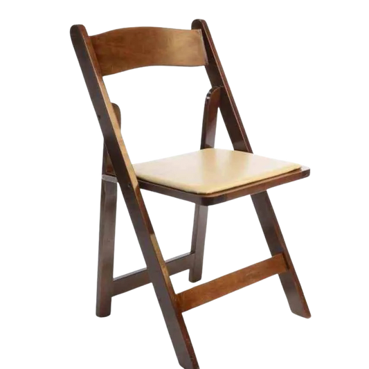 Natural Wood Folding Chair
